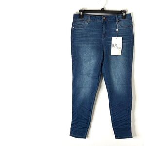 1822 Denim High Rise Ankle Skinny Blue Jeans NWT